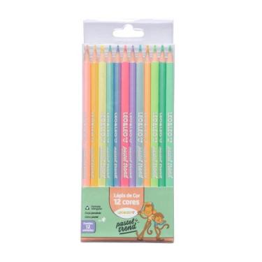 Imagem de Lápis 12 Cores Tons Pastel Trend Leo&Leo Leonora - 72110