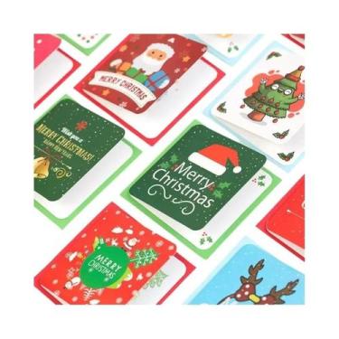 Imagem de 24 Cartões De Saudação De Natal E Ano Novo Com Mini Envelope, Convite,