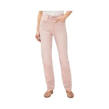 Imagem de Calça Jeans Branca De Cintura Alta Com Stretch Para Mulheres, Confortá