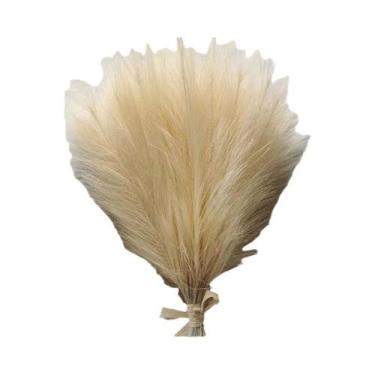 Imagem de Capim Dos Pampas Artificial Fofo (10 Peças) - Planta Falsa Para Decora