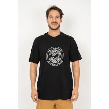 Imagem de Camiseta Billabong B471T1124 Hollow - Preto-Masculino