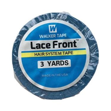 Imagem de Fita Adesiva Dupla Face Azul 0,8 CM*3 Jardas Para Extensões De Cabelo,