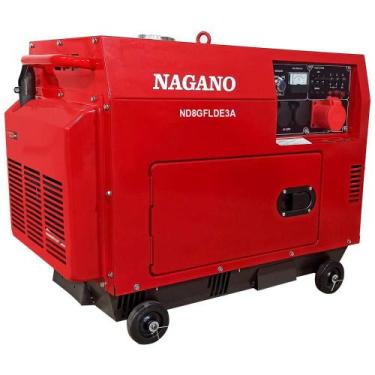 Imagem de Gerador de Energia a Diesel 10kva Partida Elétrica 220380v Silenciado 