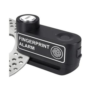 Imagem de Trava De Disco Para Motocicleta Recarregável Com Alarme De 120dB, À Pr
