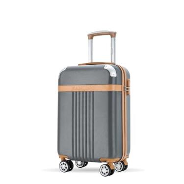 Imagem de Santino Mala de Bordo 10kg Rígida ABS 4 Rodas 360º com Segredo ANAC Leve Resistente Flexível Antifurto Chumbo tamanho 20 polegadas