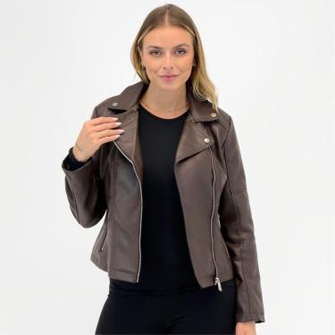 Imagem de Jaqueta Facinelli em P.u com Bolso Feminina-Feminino