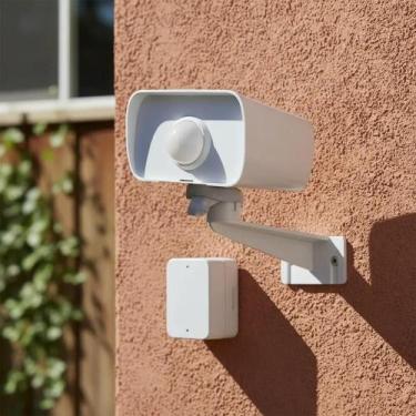 Imagem de Sensor De Presença Externo 20 Metros A Prova D' Água Branco - Congratu