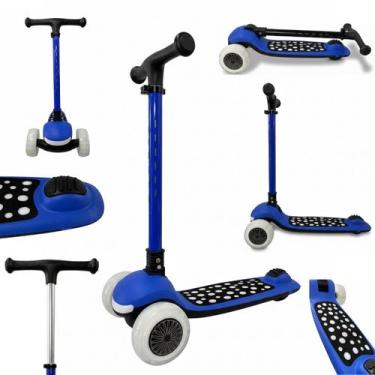 Imagem de Patinete Joy Infantil LED Brilhante Suporta 80kg com Musical via Bluet