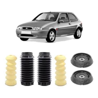 Imagem de 2 Kit Do Amortecedor Traseiro Ford Fiesta 1996 1997 1998 99 - QualyKit