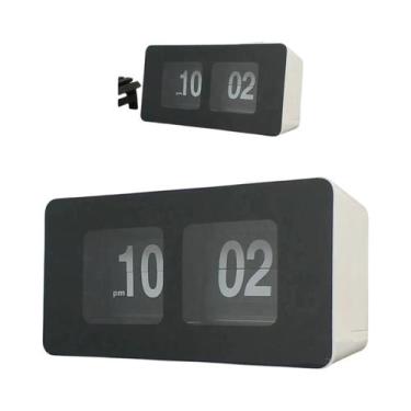 Imagem de Relógio de mesa elegante com movimento de varredura silenciosa para ca