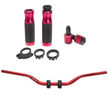 Imagem de Kit Manopla Peso Guidão Lander Crosser Xtz Xre Bros Falcon Tornado - S