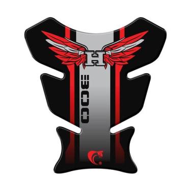 Imagem de Adesivo Protetor De Tanque 3D moto XRE 300 vermelho - Cobra Motoparts,