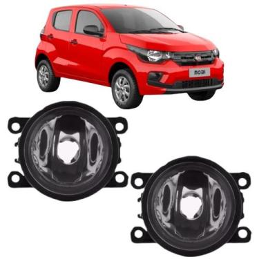 Imagem de Par Farol Auxiliar Fiat Mobi 2016 a 2022 - BIBAS