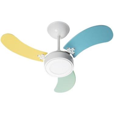 Imagem de Ventilador de Teto Quarto Infantil New baby Led Colors - Venti-Delta, 