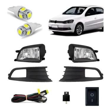 Imagem de Kit Farol Auxiliar Neblina Gol Voyage G6 2012 a 2016 Com Cortesia - LS