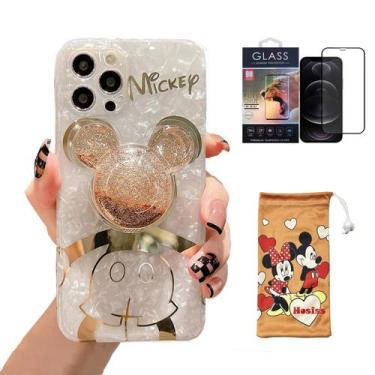 Imagem de Capa para celular Hosiss Cartoon Mickey Mouse iPhone 15 Pro 6.1
