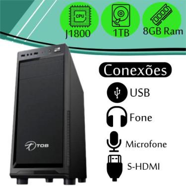 Imagem de Computador TOB Home Plus com Processador J1800 HD 1TB 8GB de Memória G