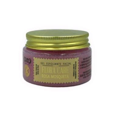 Imagem de Gel Esfoliante Facial Rosa Mosqueta com Ácido Hialurônico 100% Natural