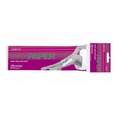 Imagem de Papel para depilacao vertix waxpaper c/100 folhas