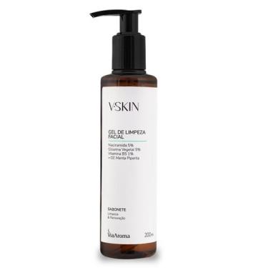 Imagem de Gel de Limpeza Facial V.Skin 200ml Via Aroma