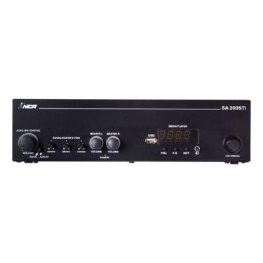 Imagem de Amplificador De Audio Nca Sa200sti 200w Bt 2 Ohms Ab Preto 200 W 127/2