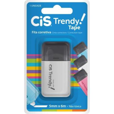 Imagem de Corretivo em Fita Sertic Trendy 5mm X 6m Caixa com 12 Unidades