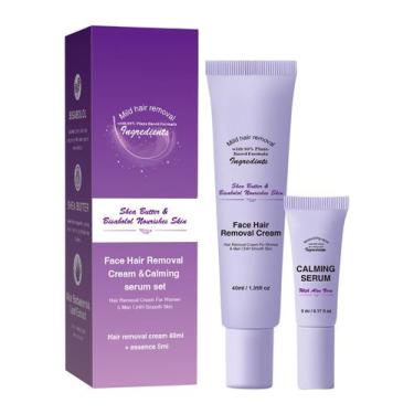 Imagem de Creme Depilatório Facial YFKEJI 40ml + Sérum 5ml
