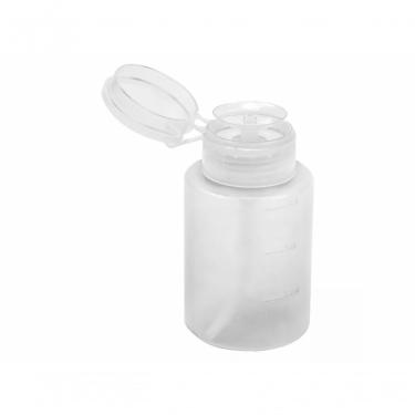 Imagem de Porta Acetona com Dosador Simples Válvula Que Evita Desperdício 150ML Transparente Santa Clara