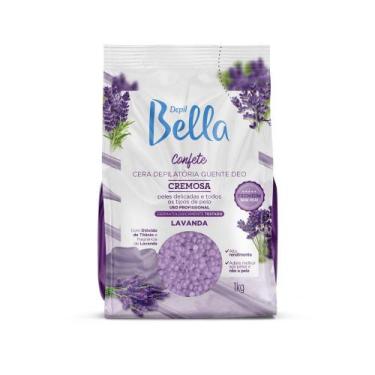 Imagem de Cera Depilatória Confete Lavanda Alto Rendimento Depil Bella 1kg
