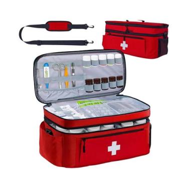 Imagem de Bolsa De Armazenamento De Medicamentos Portátil De Grande Capacidade, 