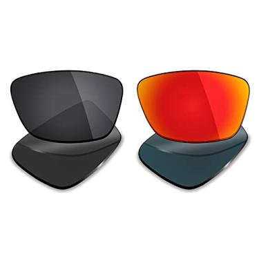 Imagem de 2 pares de lentes polarizadas de substituição para óculos de sol Oakley Conductor 6 – Opções