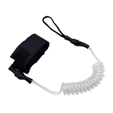 Imagem de Tongina Prancha de Surfe Paddle Safety Rod Elastic Leash Boats Raft Stretch Cord Strap - Claro