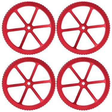 Imagem de Acessórios Ender 3 V2, ajuste horizontal de porca de nivelamento de torção manual de alumínio para impressora 3D para Ender 3 V2 para Ender 3 Pro para Ender 3