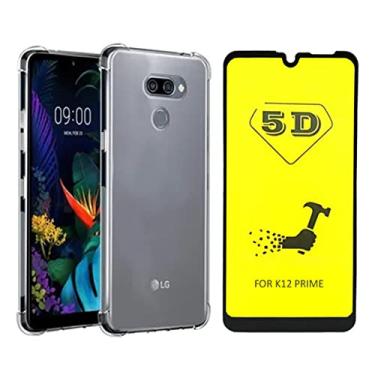 Imagem de Capa Antichoque + Película Gel 5D Compatível com LG K12 Prime X525BAW