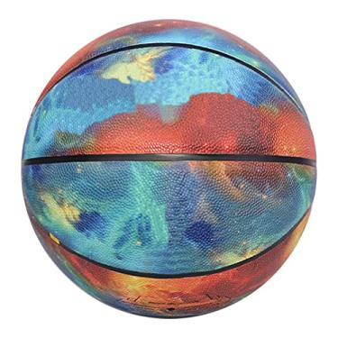 Imagem de MINDCOLLISION Bola de basquete colorida, individual, sintético híbrido macio, tamanho padrão 7, adequado para ambientes internos e externos, estilo 4