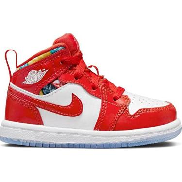 Imagem de Toddler's Jordan 1 Mid SE Barcelona Chile Red/White-Pollen (DC7250 600) - 4