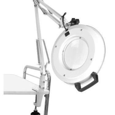 Imagem de Lupa Luminária Alumínio Led Apoio Mesa Estek Odonto Estética