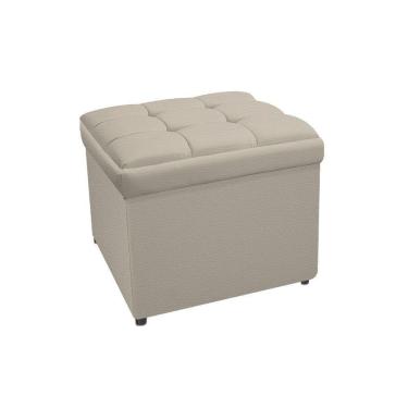 Imagem de Calçadeira Copenhague 90cm Solteiro Corano Bege Adj Decor