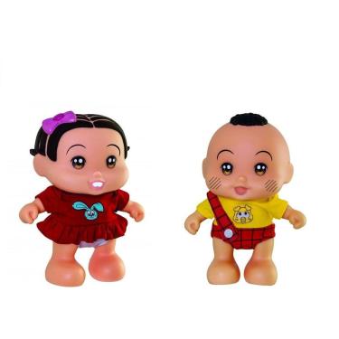 Imagem de Mônica + Cascão Baby Coleção Turma Da Mônica Fala Frases