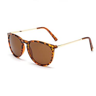 Imagem de Óculos de Sol Retrô Masculino Redondo Feminino Homens Designer Óculos de Sol Feminino Liga Espelho Óculos De Sol, C1, Liga