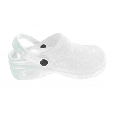 Imagem de M&M Scrubs - Sapatos femininos leves para enfermeiros/tamancos para amamentação, Branco, 8