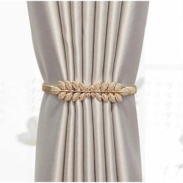 Imagem de 1 pacote de cortina elástico prendedor gancho fivela clipe bonito moda poliéster acessórios decorativos para casa, Z, 12, 1 peça preço