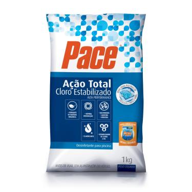 Imagem de Cloro para Piscina Estabilizado Pace Ação Total 1kg