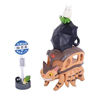 Imagem de Ensky My Neighbor Totoro Catbus Nosechara Stacking Figure Assortment (NOS-51) - Official Studio Ghibli Merchandise