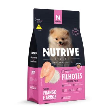 Imagem de Nutrive Select Cães Filhotes Pequeno Porte Frango e Arroz 1kg