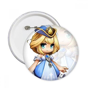 Imagem de Jogo bonito desenho animado fantasia Dungeons alfinetes redondos crachá botão decoração roupas presente 5 peças