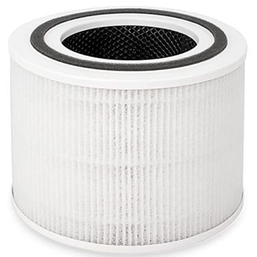 Imagem de Flintar Core P350-RF H13 Filtro de substituição HEPA verdadeiro, compatível com Purificador de ar Core P350 Pet Care, 3 em 1 H13 True HEPA e filtro de carvão ativado para remoção de odores para família de animais de estimação, 1 unidade