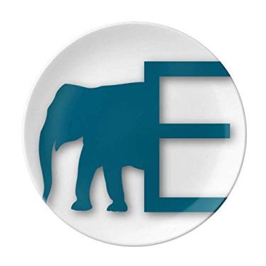 Imagem de Prato decorativo de porcelana para o nariz com peso corporal de elefante