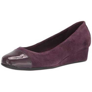 Imagem de Easy Spirit Sapato Gracey Feminino Calçados, Roxo 500, 6