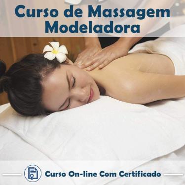 Imagem de Curso online em videoaula Massagem Modeladora com Certificado + 2 brindes